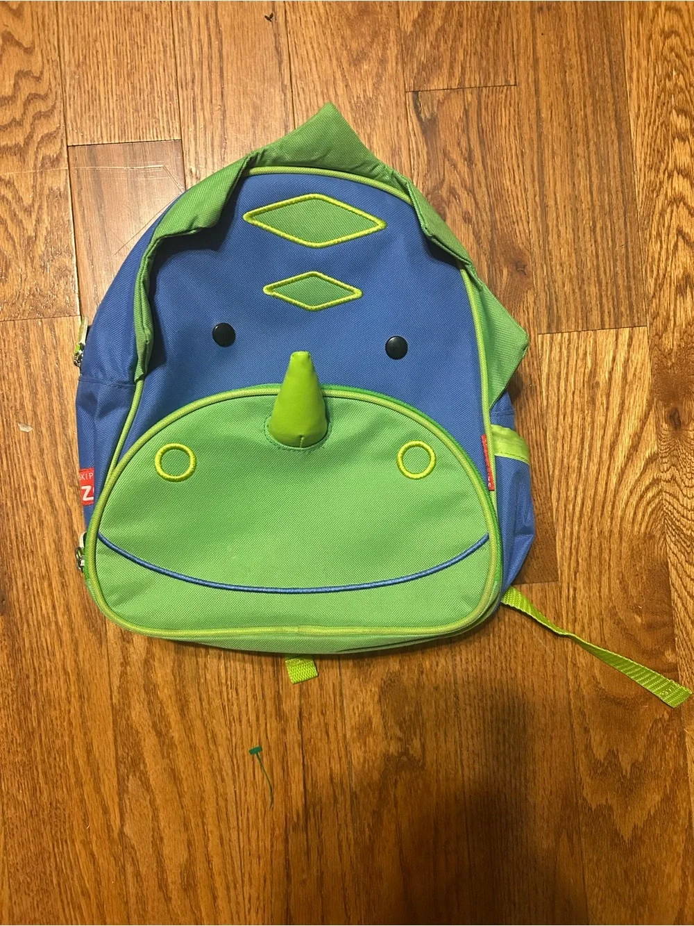 Blue & Green Kids Dinosaur Backpack - Brand
